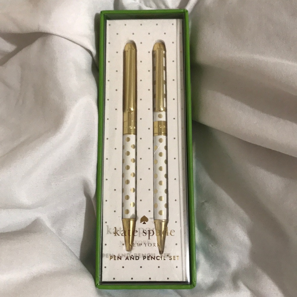 Kate spade pen and pencil set
